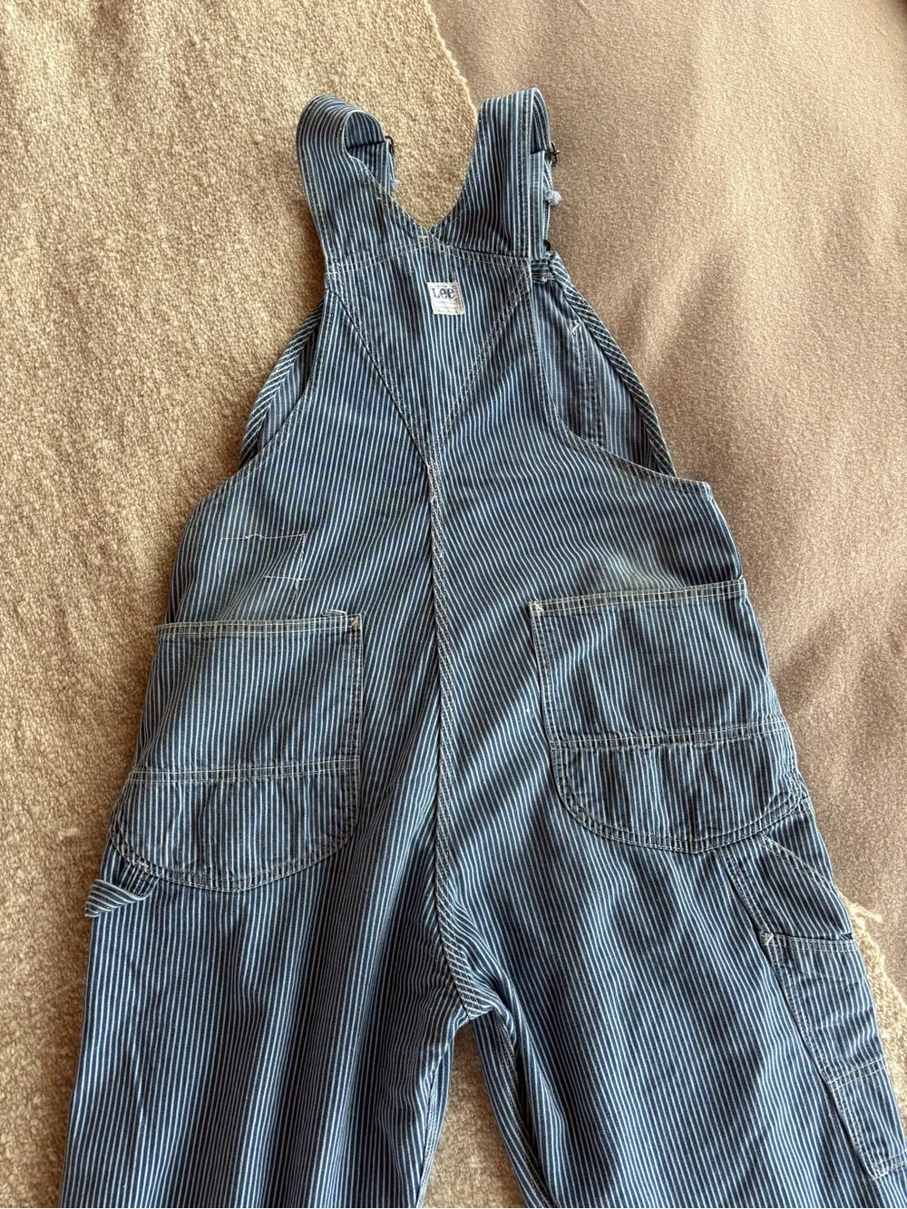 Vintage Lee Engineer Striped Bibs